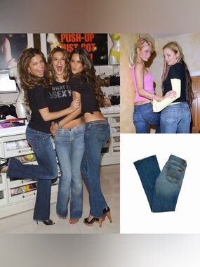 Low-Rise Bootcut Jeans ASO Adriana Lima, Lorelai Gilmore, Paris Hilton